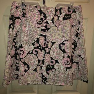 15/16  Baileys Point paisley print cotton skirt